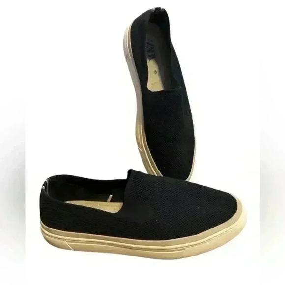 Zara Other - Zara Navy Blue Knit‎ Mesh Slip On Sneakers, 43 M9.5